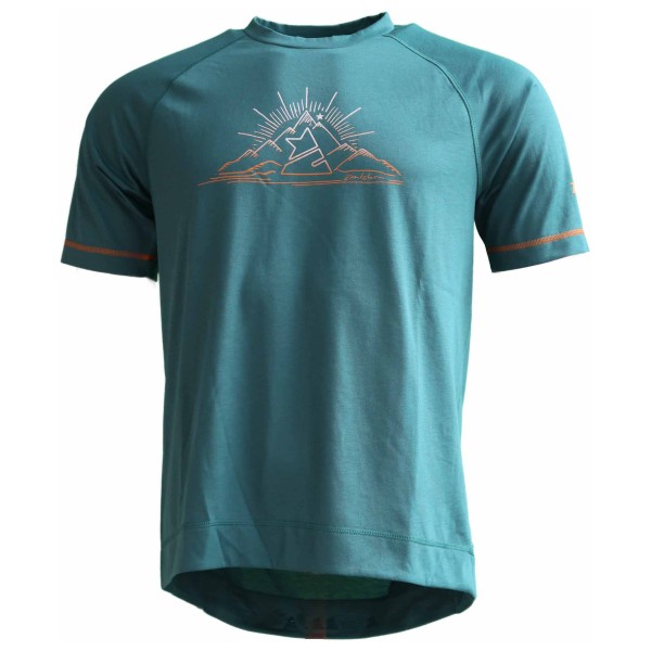 Zimtstern - Pureflowz Eco Shirt S/S - Velotrikot Gr L türkis/blau von Zimtstern