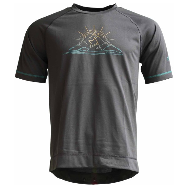 Zimtstern - Pureflowz Eco Shirt S/S - Velotrikot Gr S grau von Zimtstern