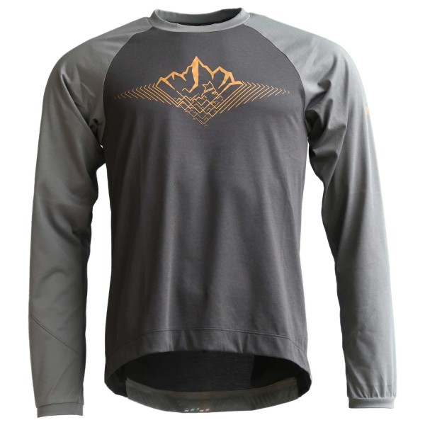 Zimtstern - Pureflowz Shirt L/S - Velotrikot Gr XL grau von Zimtstern