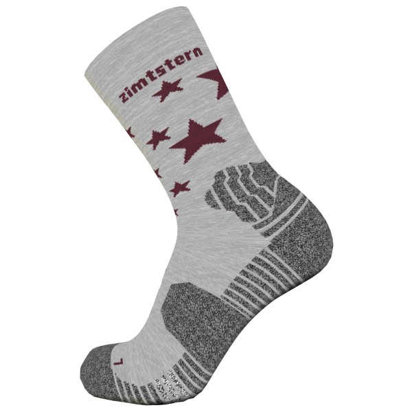 Zimtstern - Techsockz MTB Performance Socks - Multifunktionssocken Gr 36-39;40-43;44-47 grau;schwarz von Zimtstern