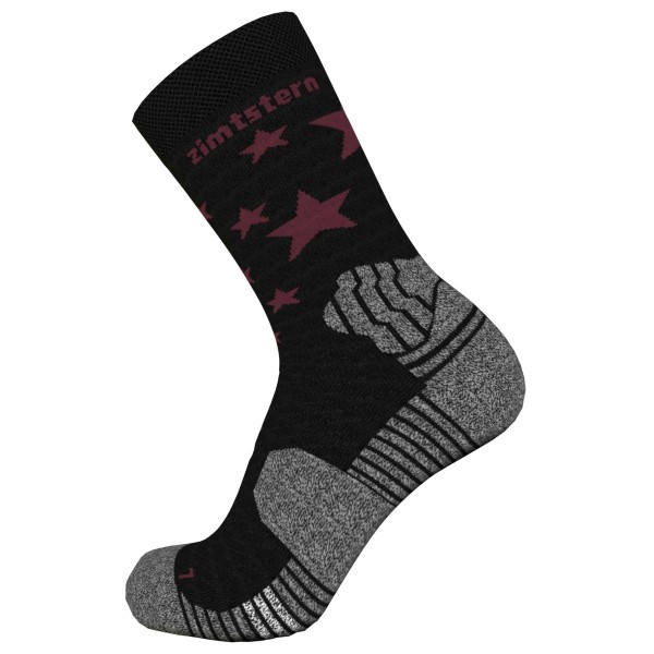 Zimtstern - Techsockz MTB Performance Socks - Multifunktionssocken Gr 36-39 schwarz von Zimtstern