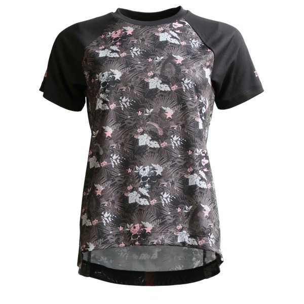 Zimtstern - Women's Braapz Shirt Print S/S - Velotrikot Gr XS grau von Zimtstern