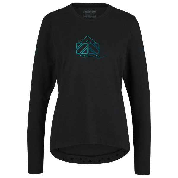 Zimtstern - Women's EcoFlowz Shirt L/S - Velotrikot Gr M schwarz von Zimtstern