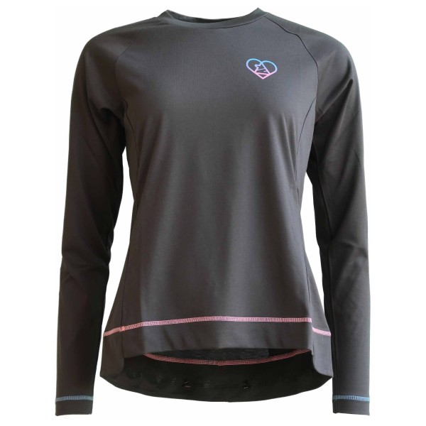 Zimtstern - Women's Pureflowz Eco Shirt L/S - Velotrikot Gr S grau/schwarz von Zimtstern