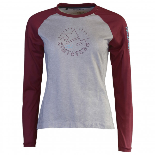 Zimtstern - Women's Pureflowz Shirt L/S - Velotrikot Gr XL grau von Zimtstern
