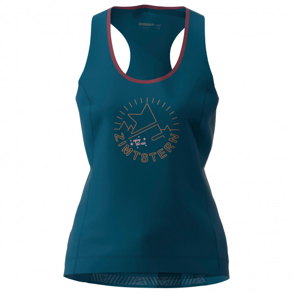 Zimtstern - Women's Pureflowz Shirt Tank - Velotrikot Gr XL blau von Zimtstern