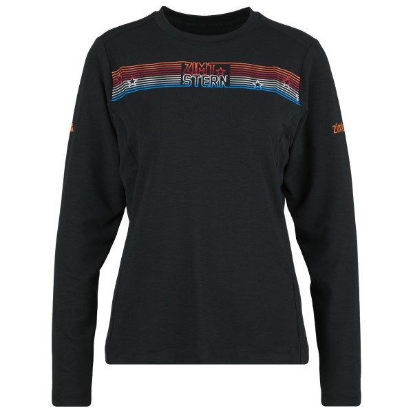 Zimtstern - Women's Trailflowz Shirt L/S - Longsleeve Gr XS schwarz von Zimtstern
