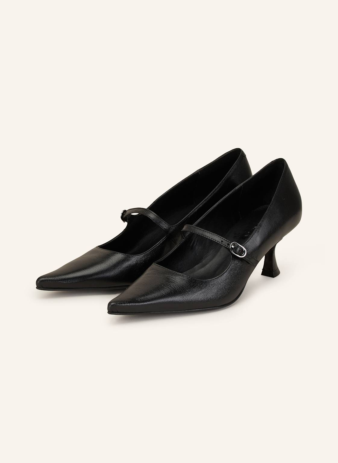 Zinda Pumps Madras schwarz von Zinda