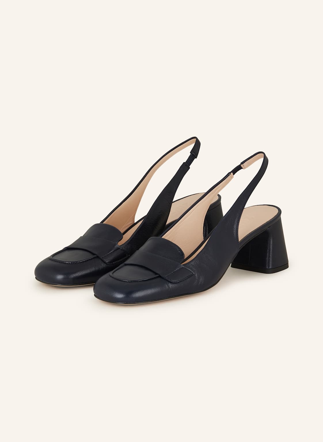 Zinda Slingpumps Ines blau Zinda Slingpumps Ines blau von Zinda