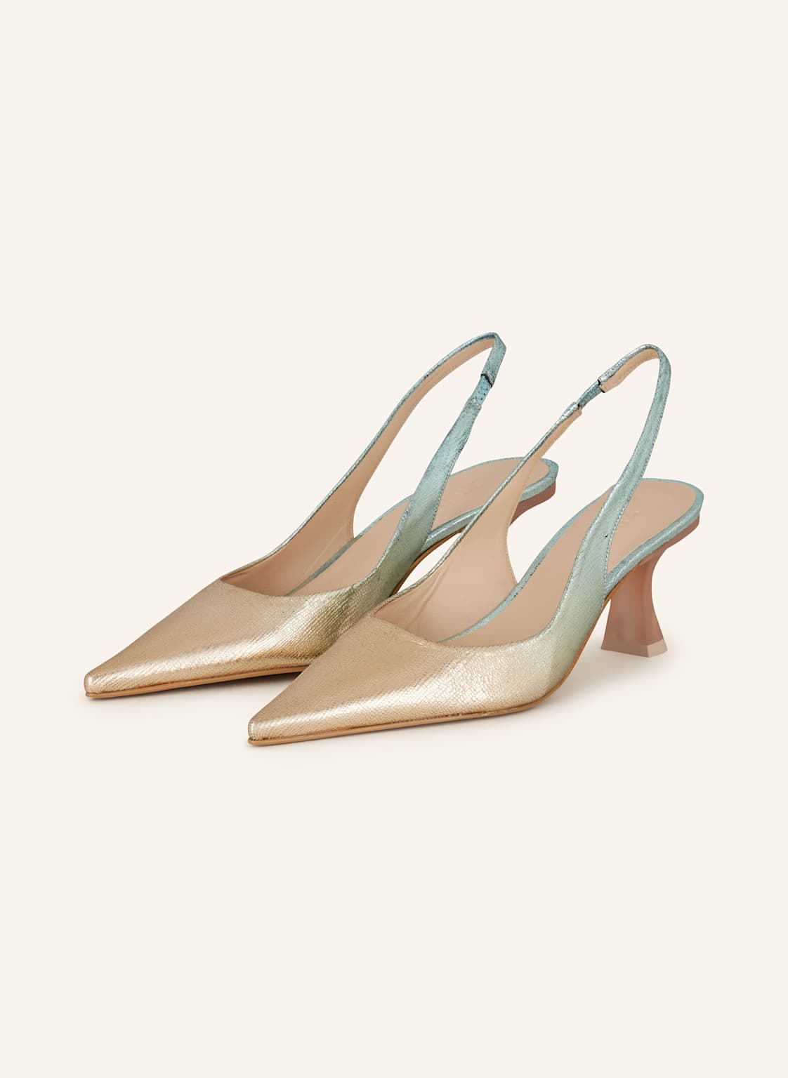 Zinda Slingpumps Movie gold von Zinda