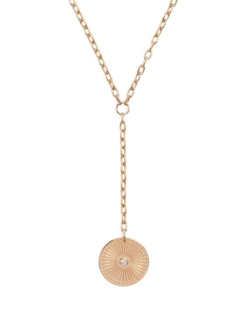 Zoë Chicco 14kt yellow gold Sunbeam drop necklace von Zoë Chicco