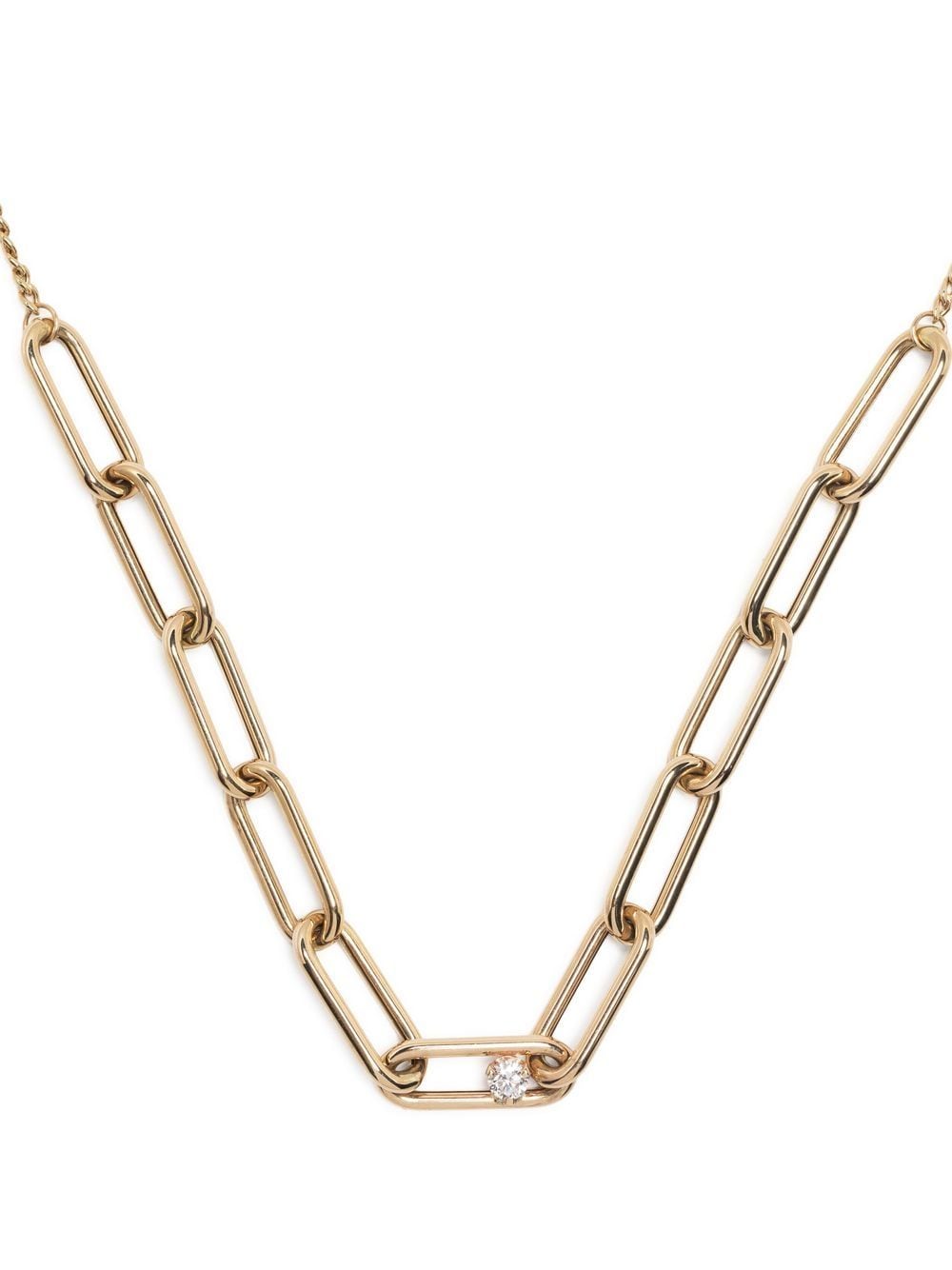 Zoë Chicco 14kt yellow gold mix-chain diamond necklace von Zoë Chicco
