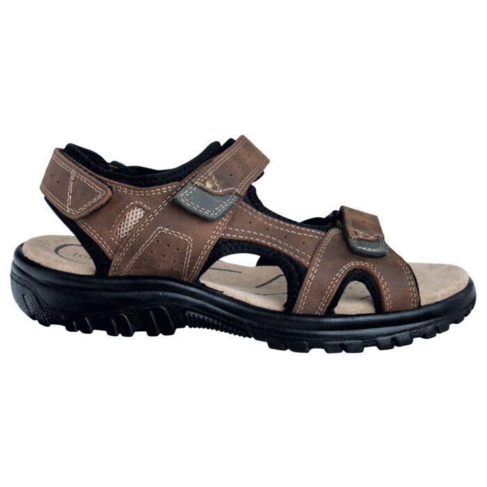 Trekking Sandale Nubuckleder Unisex schwarz braun Trekking Sandale Nubuckleder Unisex schwarz braun von Zoth