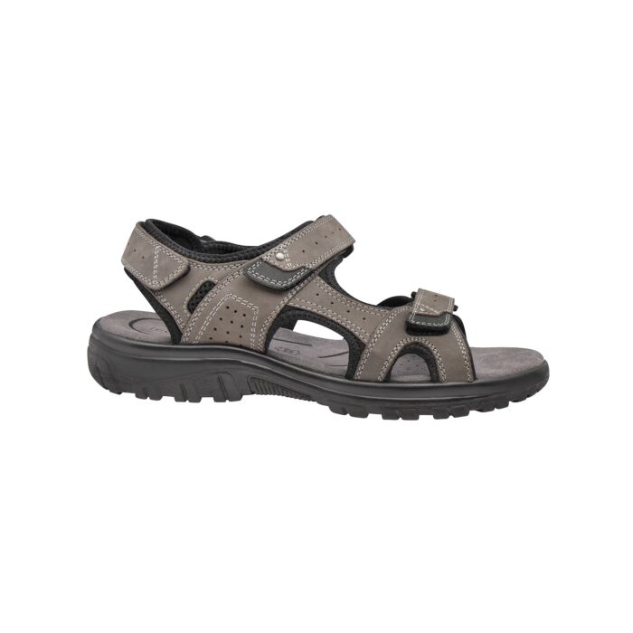 Trekking Sandale Nubuckleder Unisex schwarz grau, 37 von Zoth