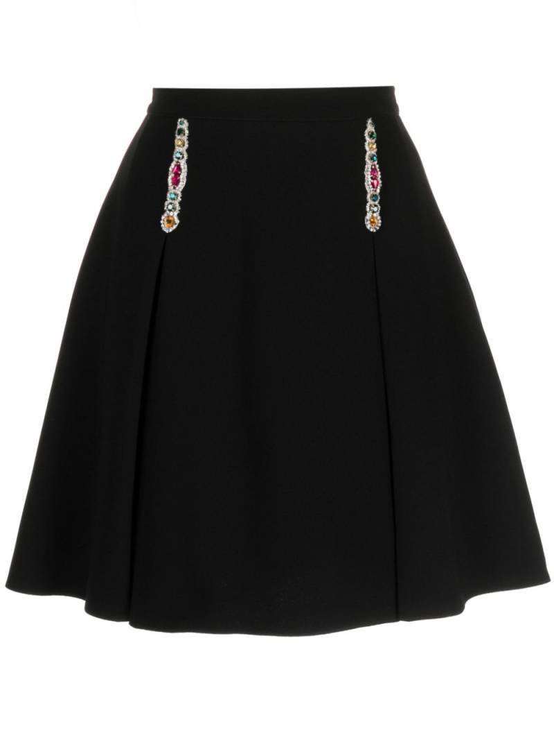 Zuhair Murad crystal-embellished cady miniskirt - Black von Zuhair Murad