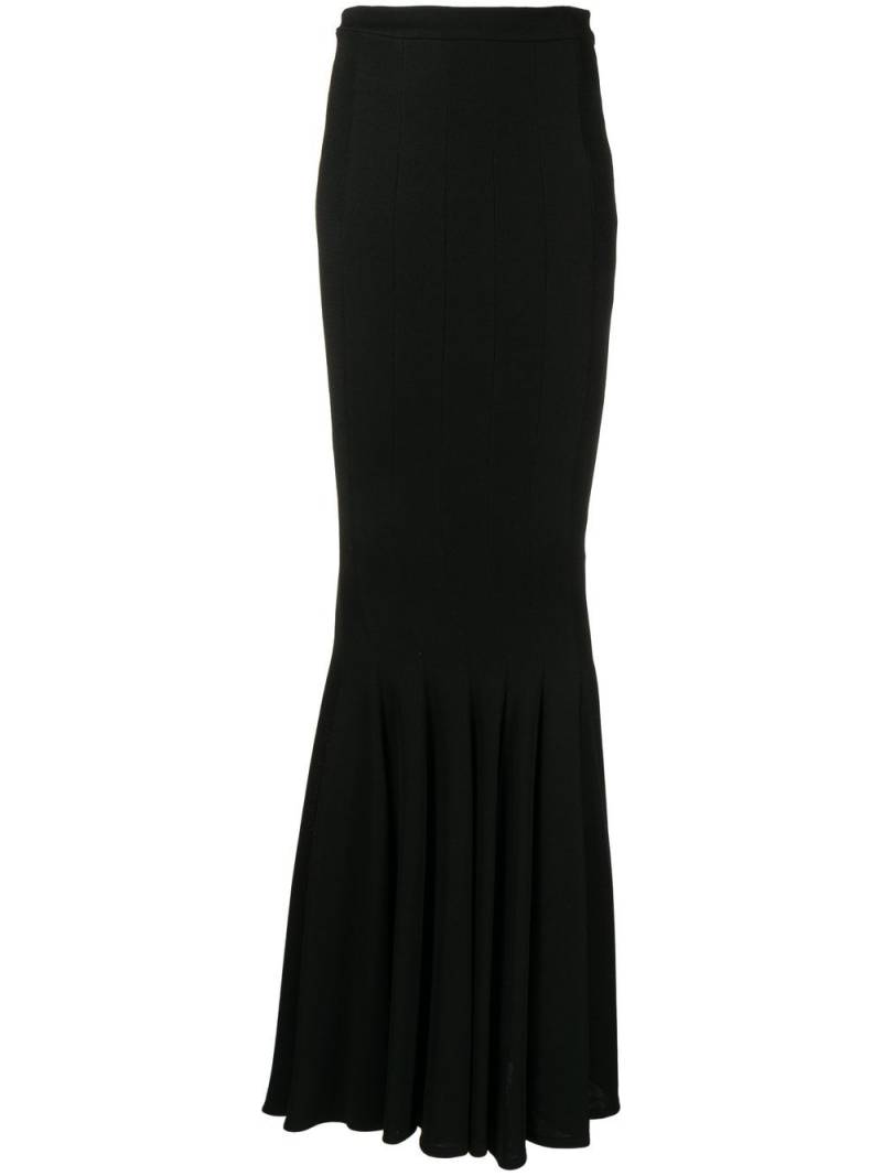 Zuhair Murad stretch-jersey long mermaid skirt - Black von Zuhair Murad