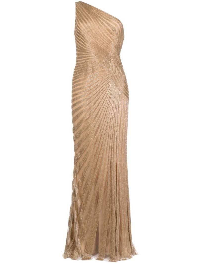 Zuhair Murad sunray beaded gown - Gold von Zuhair Murad