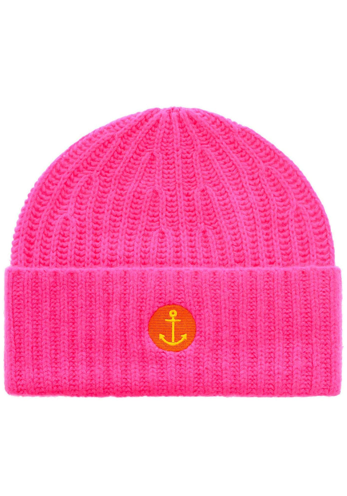 Zwillingsherz Beanie »Beanie mit Anker Stickerei«, (Packung), mit auffälligem Anker-Motiv von Zwillingsherz