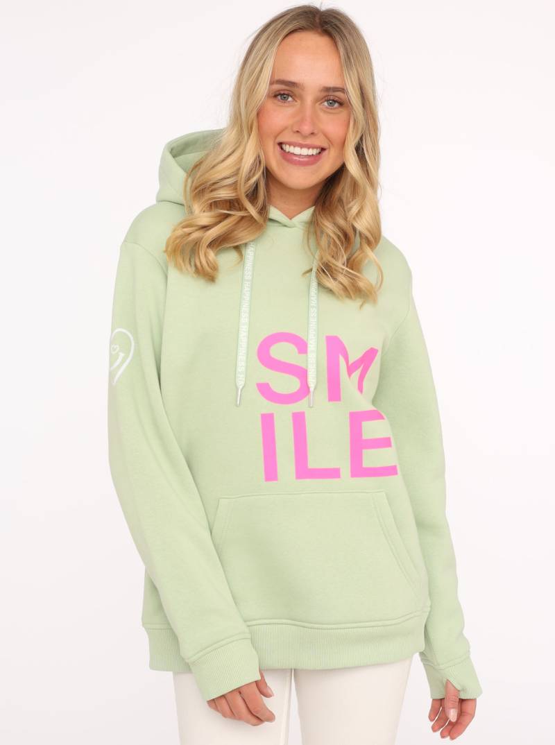 Zwillingsherz Hoodie »"Alissa"«, mit SMILE Print von Zwillingsherz