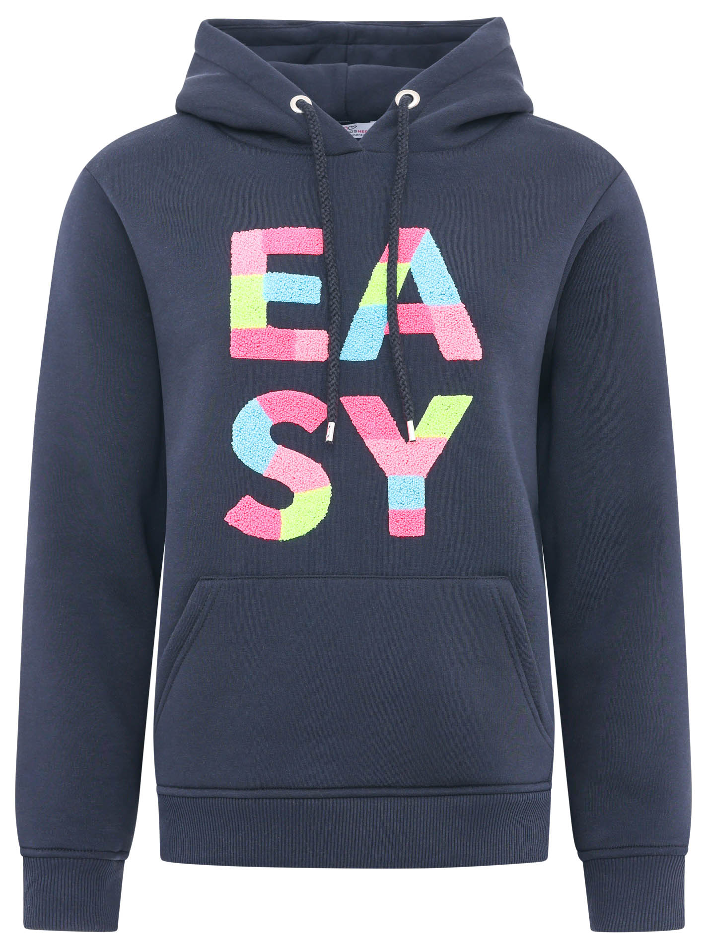 Zwillingsherz Hoodie »"EASY"«, mit buntem Easy Schriftzug von Zwillingsherz