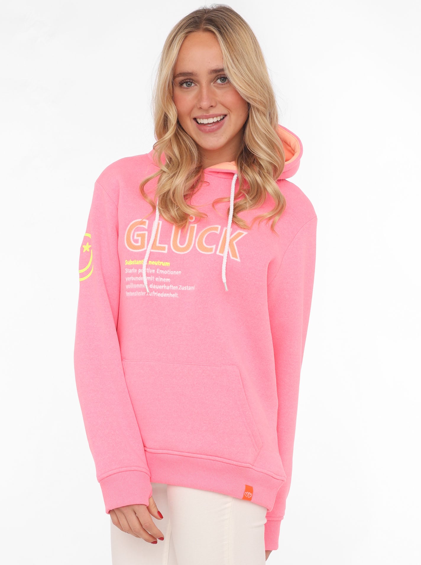 Zwillingsherz Hoodie »"Glück"«, mit Schriftzug Glück und Kängurutaschen Zwillingsherz Hoodie »"Glück"«, mit Schriftzug Glück und Kängurutaschen von Zwillingsherz