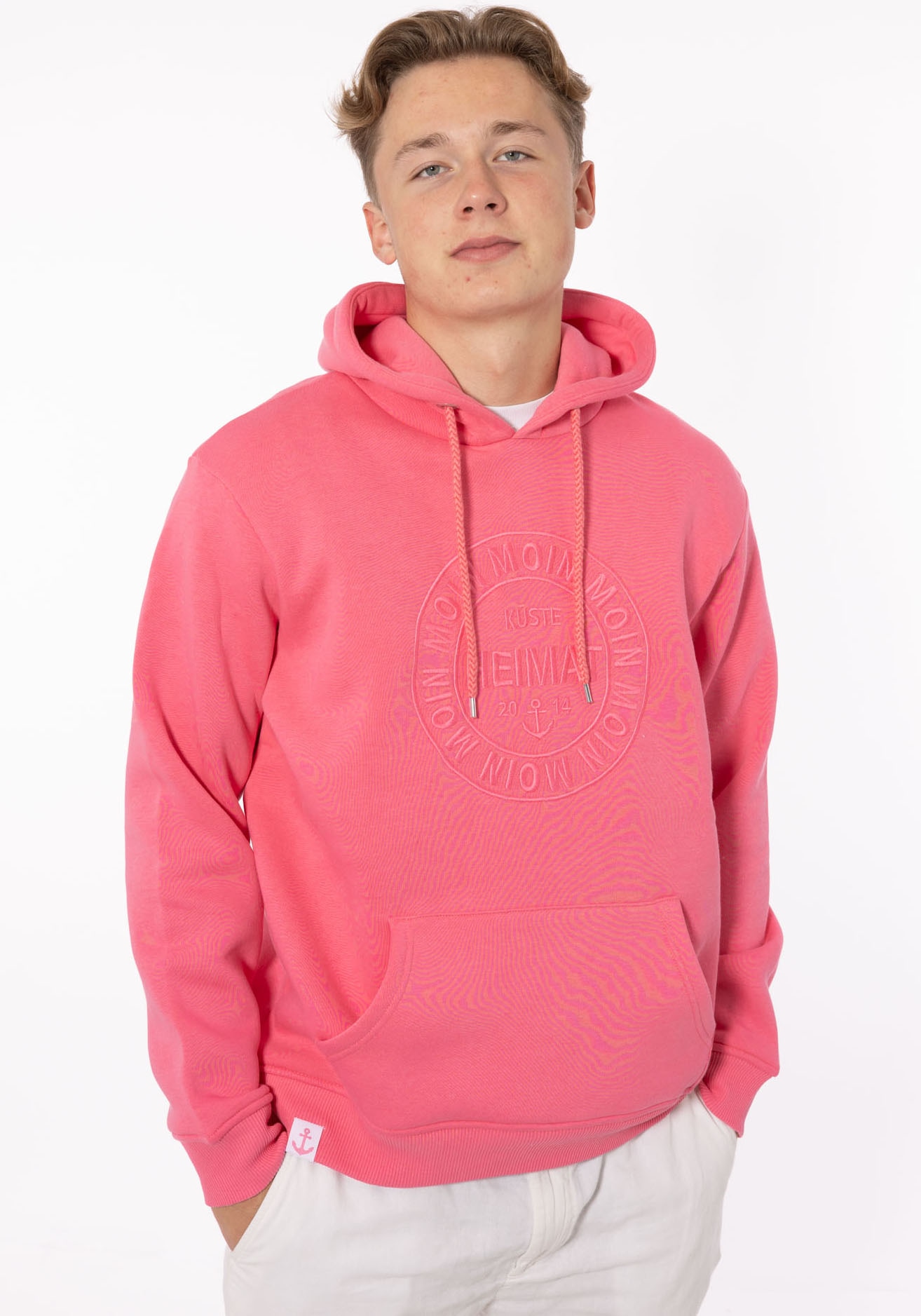 Zwillingsherz Hoodie »"Heimat 2014" Herren«, mit Fronttaschen und Kordel von Zwillingsherz