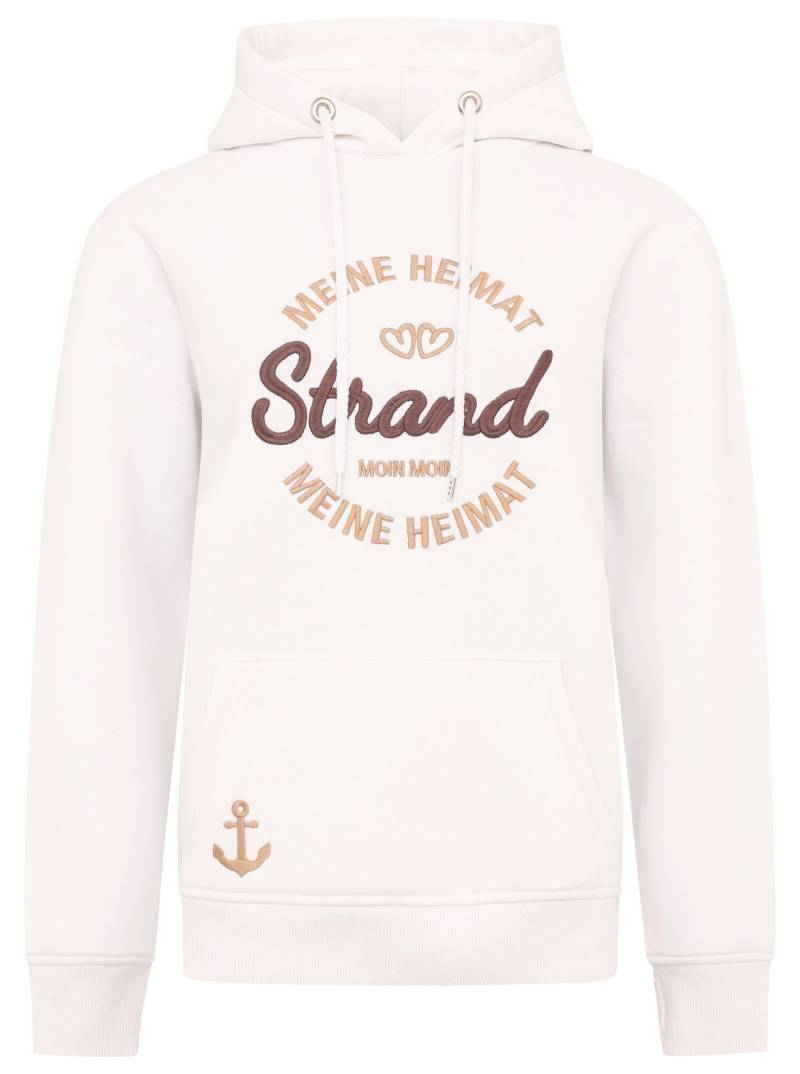 Zwillingsherz Hoodie »"Meine Heimat"«, mit aufgesticktem "Strand"-Schriftzug vorne und hinten von Zwillingsherz