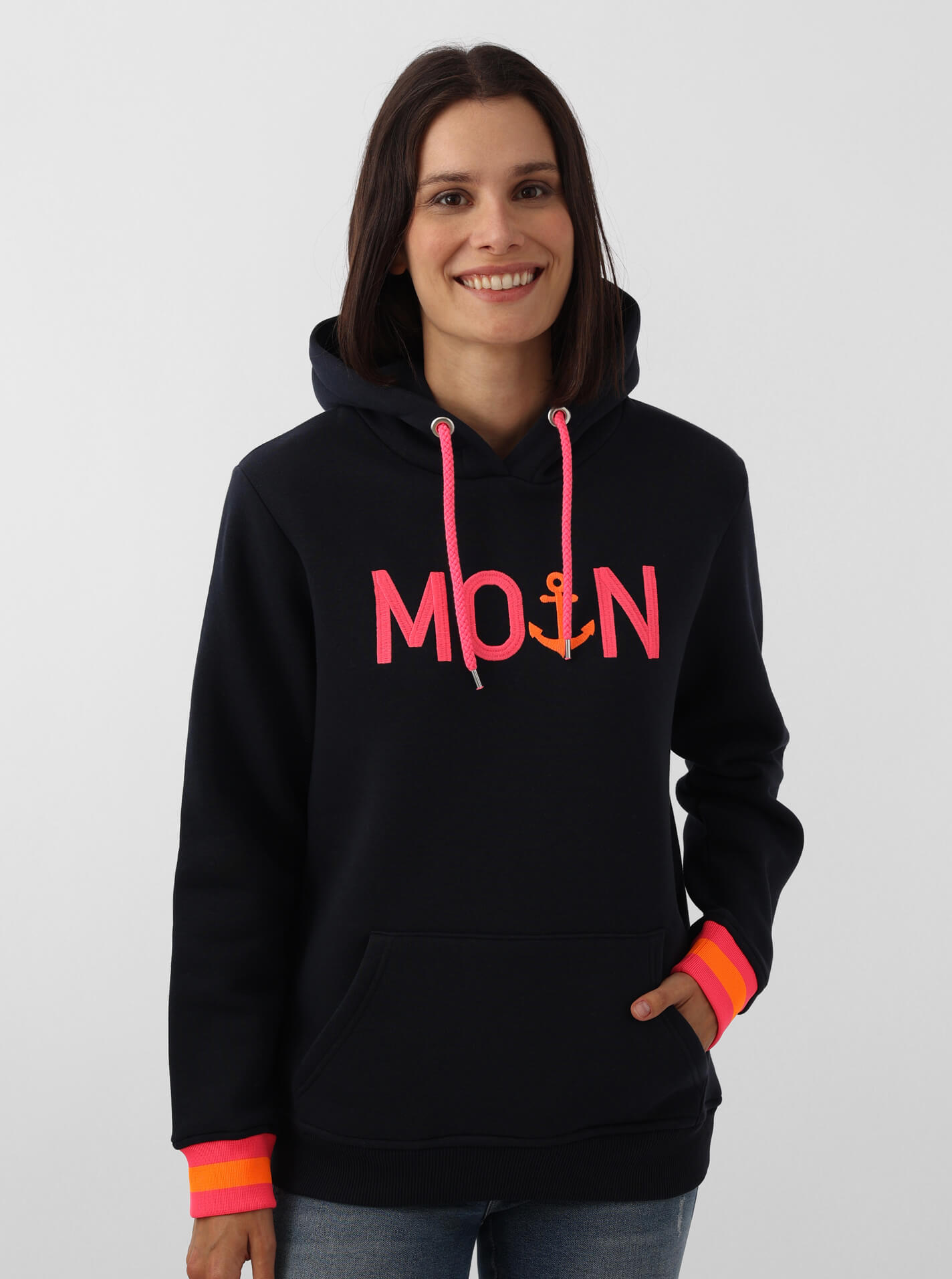 Zwillingsherz Hoodie »"Rahel"«, Mit Kontrastbündchen und Fronttasche Zwillingsherz Hoodie »"Rahel"«, Mit Kontrastbündchen und Fronttasche von Zwillingsherz