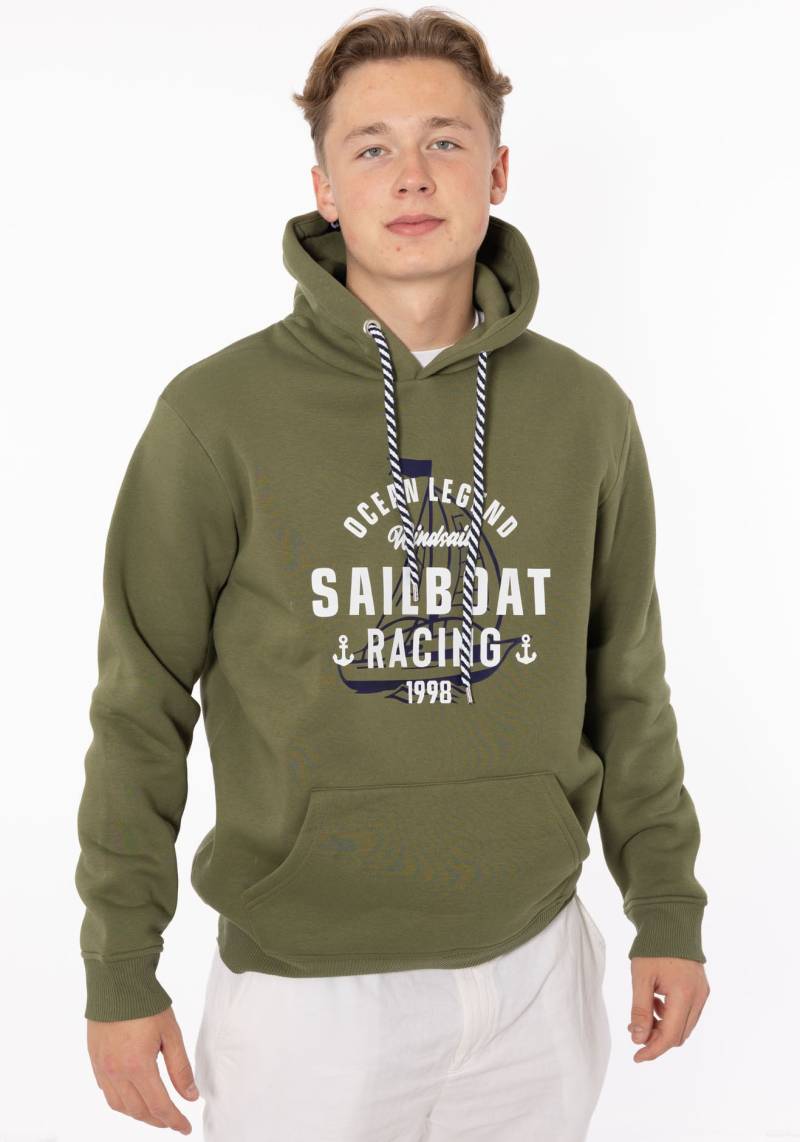 Zwillingsherz Hoodie »"Sailboat Racing"«, mit Fronttaschen und Kordel von Zwillingsherz