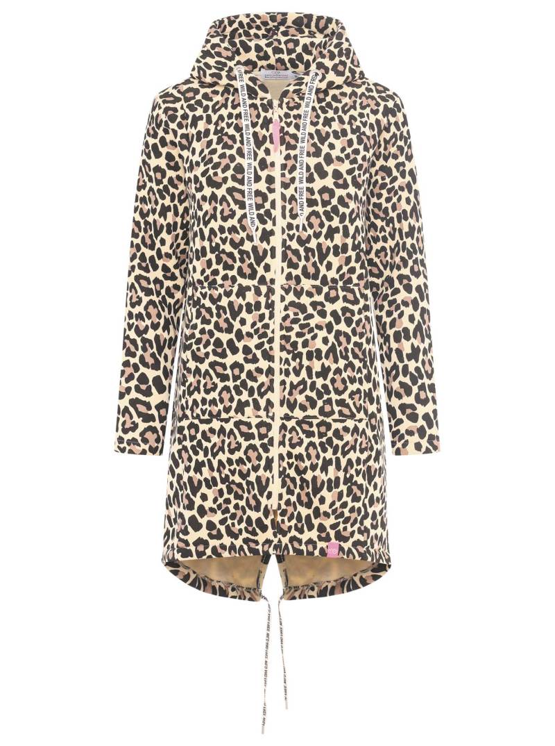 Zwillingsherz Jerseymantel »"Leo Dream"«, mit Allover Leo Look mit Taschen von Zwillingsherz