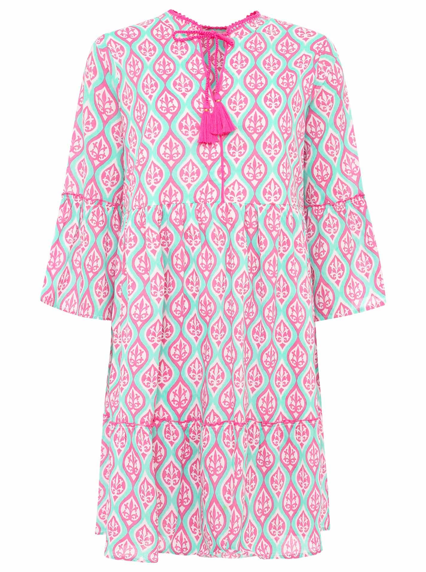 Zwillingsherz Sommerkleid »"Ovale Ranken"«, mit Tasseln, Trompeten Ärmeln und Eingriffstaschen Zwillingsherz Sommerkleid »"Ovale Ranken"«, mit Tasseln, Trompeten Ärmeln und Eingriffstaschen von Zwillingsherz