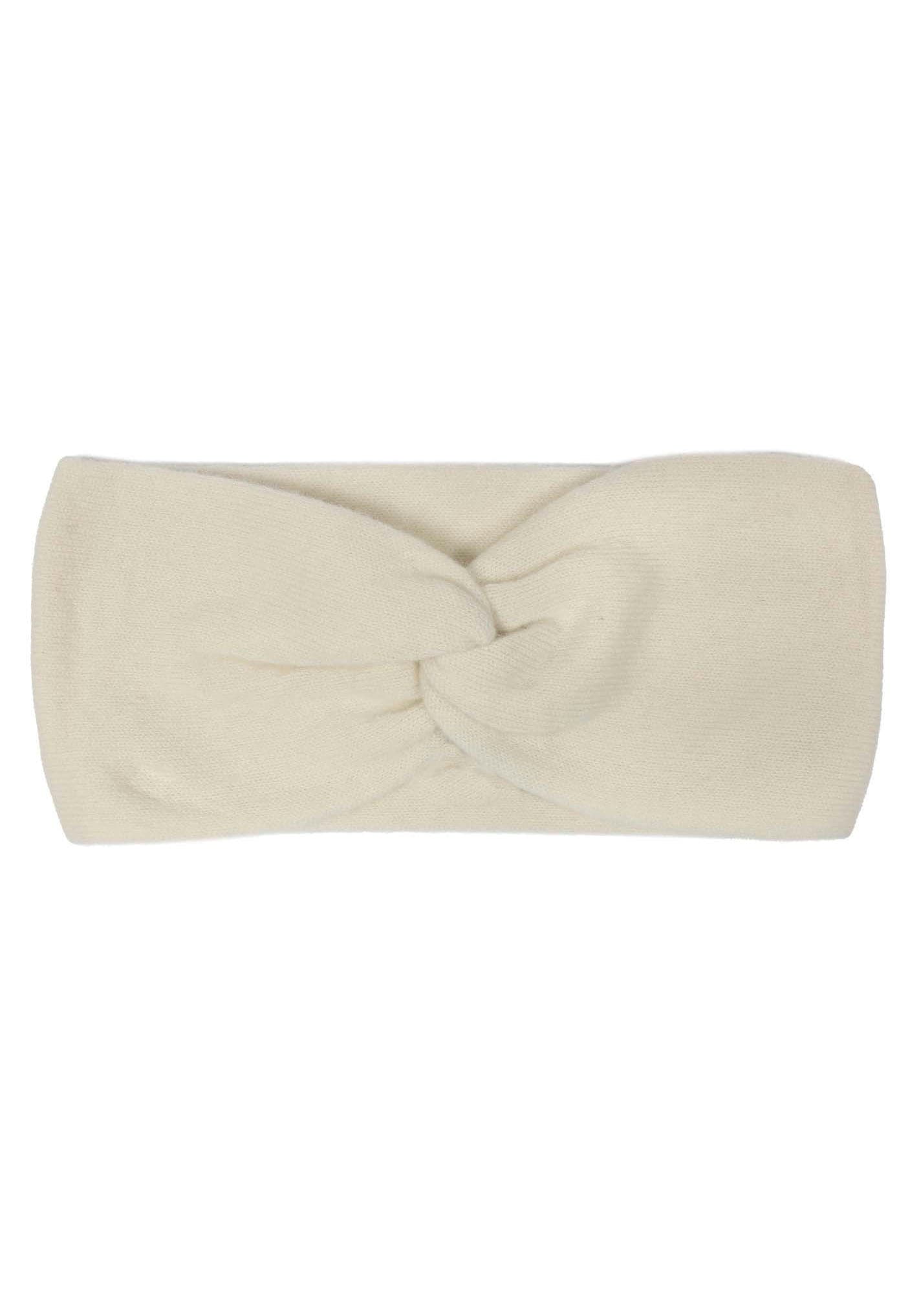 Zwillingsherz Stirnband, Knoten vorn, Cashmere, Feinstrick Zwillingsherz Stirnband, Knoten vorn, Cashmere, Feinstrick von Zwillingsherz
