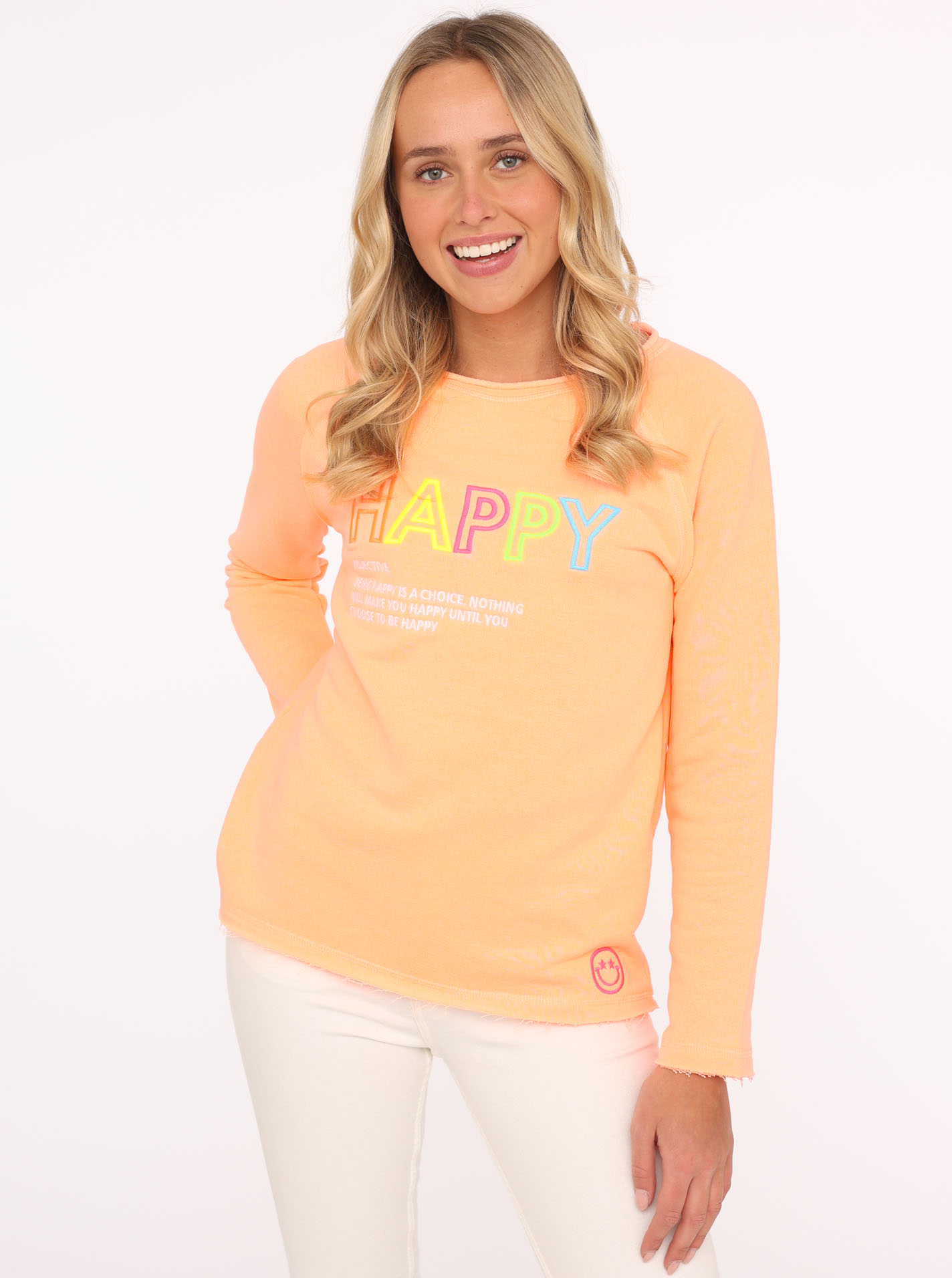 Zwillingsherz Sweatshirt »"Happy"«, mit inspirierendem Zitatprint Zwillingsherz Sweatshirt »"Happy"«, mit inspirierendem Zitatprint von Zwillingsherz