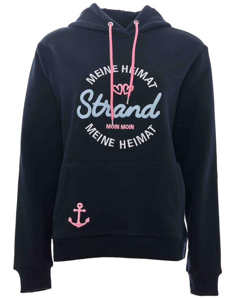 Zwillingsherz Hoodie »"Meine Heimat"«, mit aufgesticktem "Strand"-Schriftzug vorne und hinten von Zwillingsherz