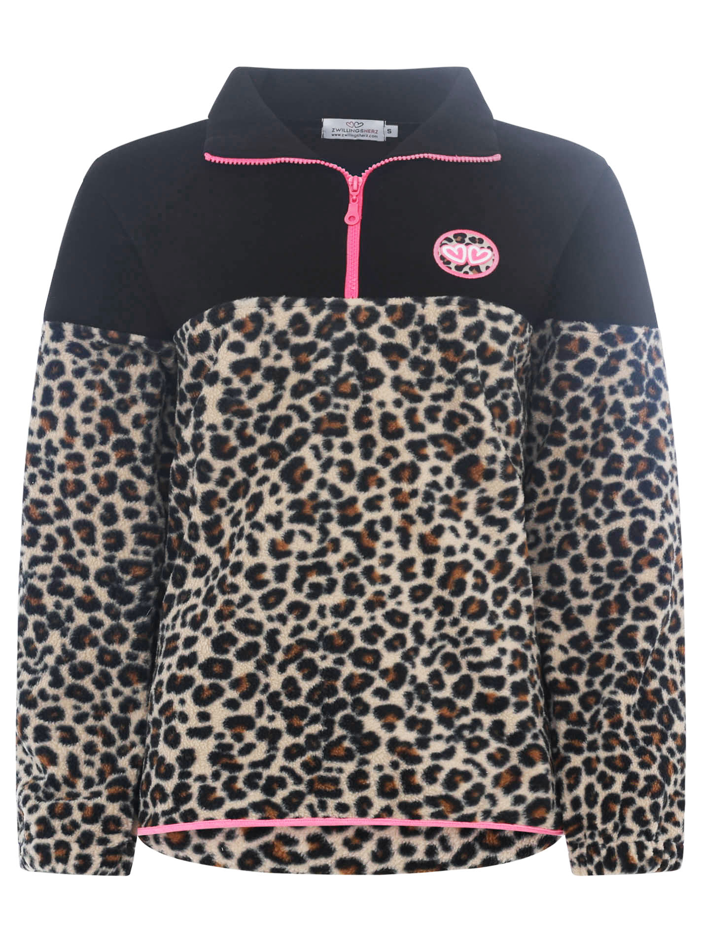 Zwillingsherz Troyer »"Leo Lover"«, mit Fleece Muster von Zwillingsherz