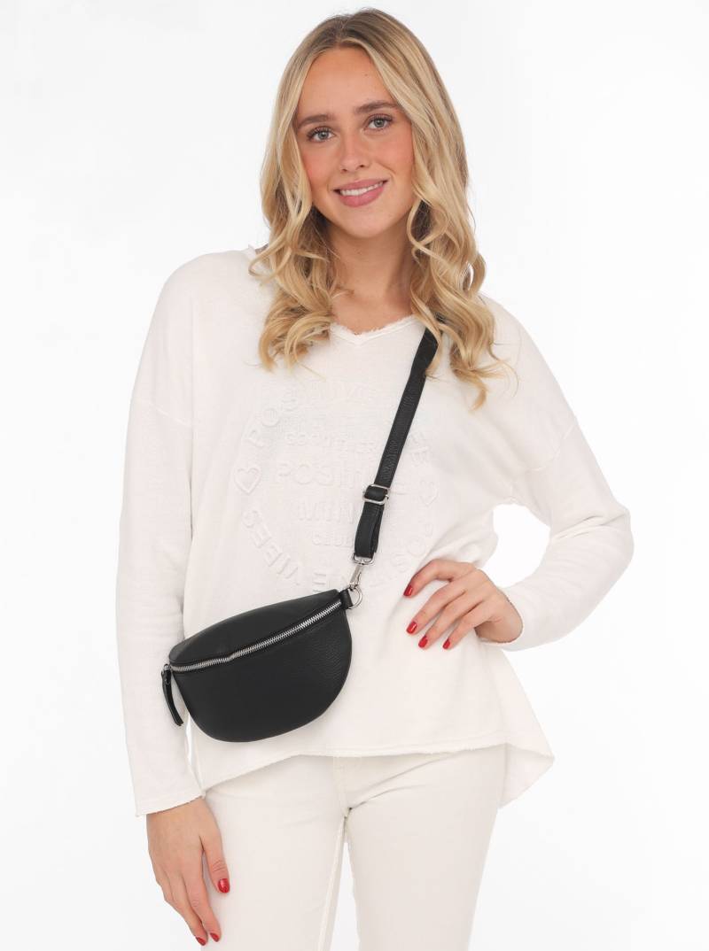 Zwillingsherz Umhängetasche »Crossbody Bag Leder«, Umhängetasche mit Reissverschluss von Zwillingsherz