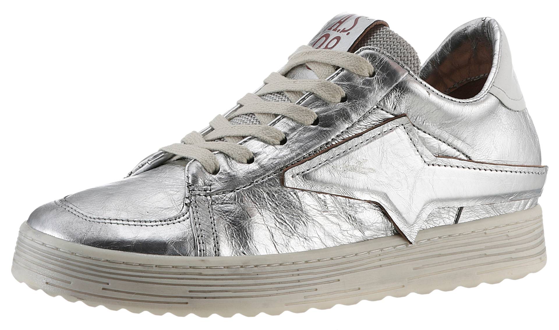 A.S.98 Sneaker, im Metallic-Look, Freizeitschuh, Halbschuh, Schnürschuh von a.s.98