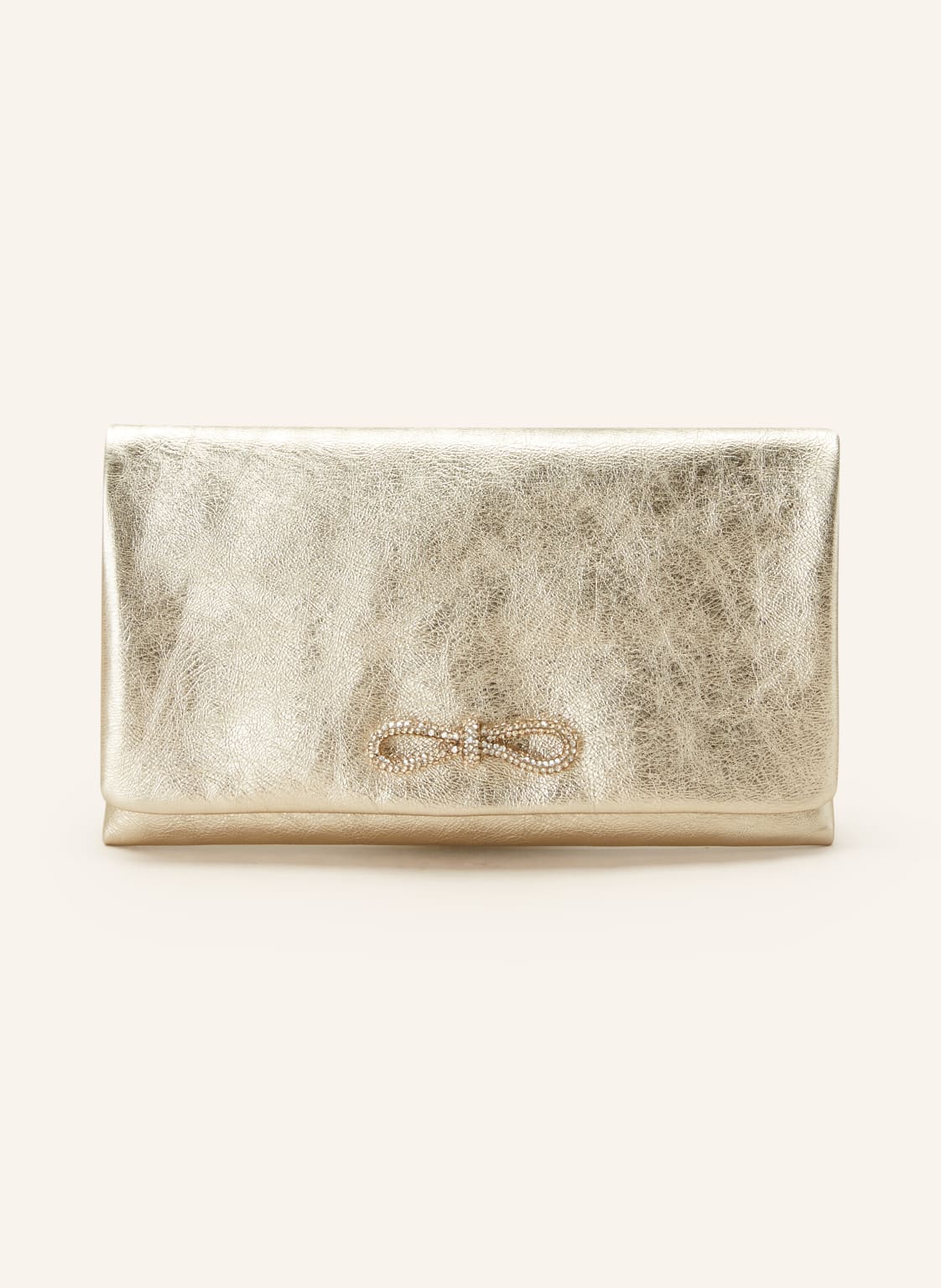 Abro Clutch Mit Schmucksteinen gold von abro