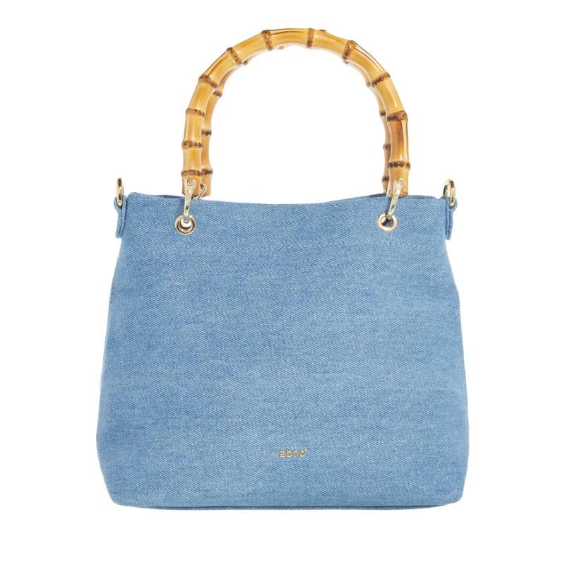 Abro Handtasche - Shopper Melissa Bamboo Small - Gr. unisize - in Blau - für Damen von abro