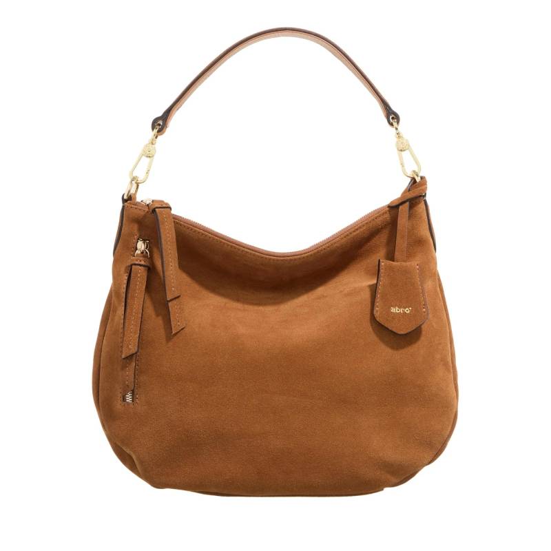 Abro Schultertasche - Beutel Juna Small - Gr. unisize - in Braun - für Damen von abro