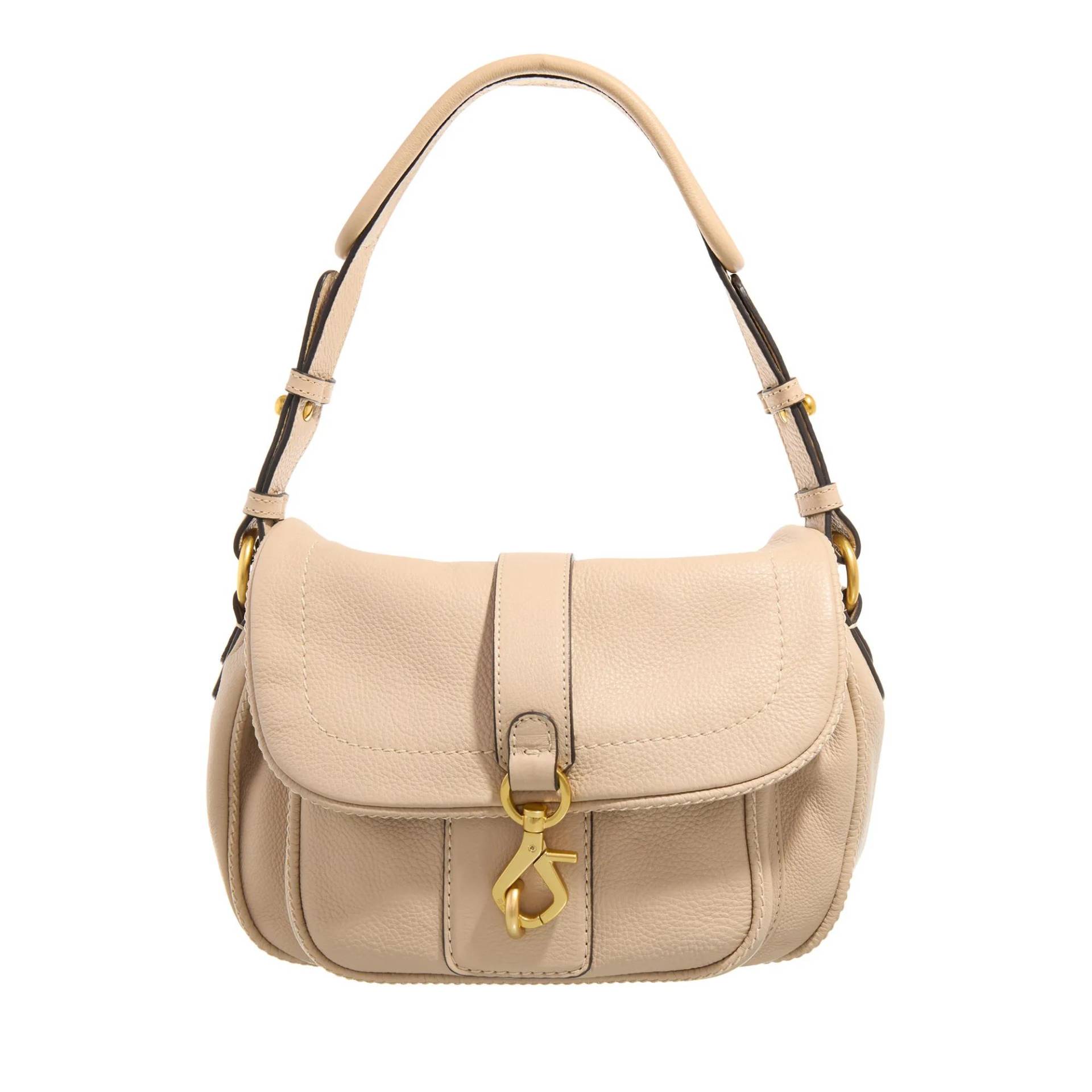 Abro Schultertasche - Schultertasche Star Saddle - Gr. unisize - in Beige - für Damen von abro