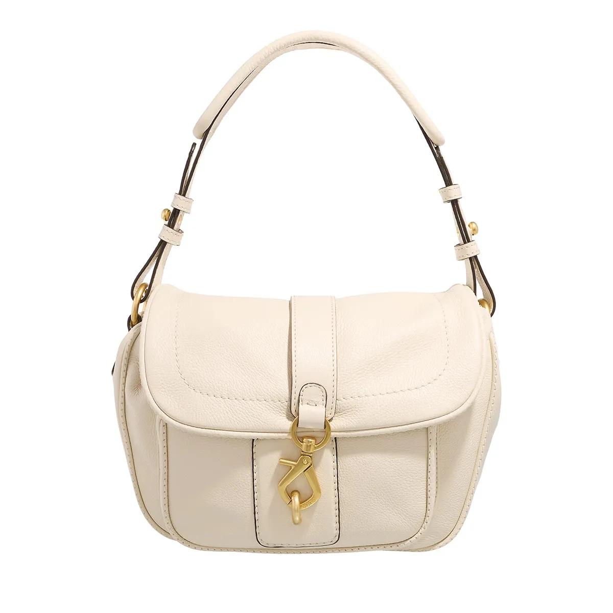 Abro Schultertasche - Schultertasche Star Saddle - Gr. unisize - in Creme - für Damen von abro