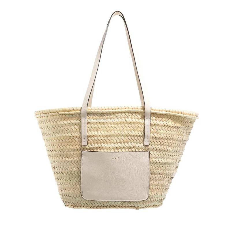 Abro Schultertasche - Shopper Gemma - Gr. unisize - in Beige - für Damen von abro