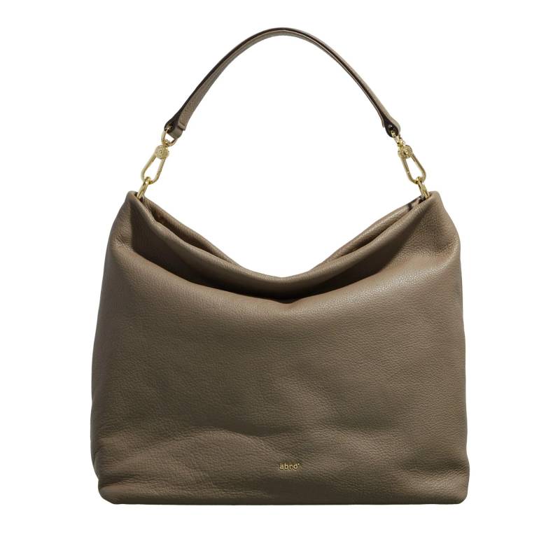 Abro Schultertasche - Beutel Kaia/ Tope - Gr. unisize - in Taupe - für Damen von abro