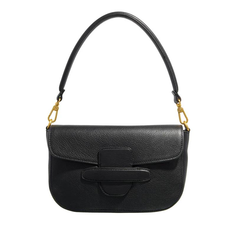 Abro Schultertasche - Schultertasche Camilla/ Black/Gold - Gr. unisize - in Schwarz - für Damen von abro