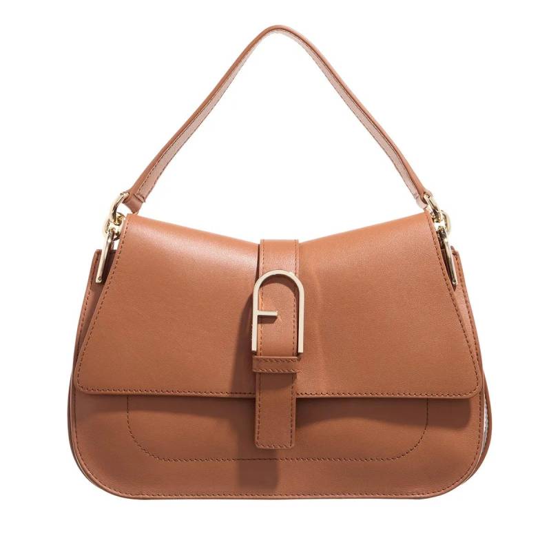 Furla Henkeltasche - Furla Flow M Top Handle - Gr. unisize - in Cognacbraun - für Damen von Furla