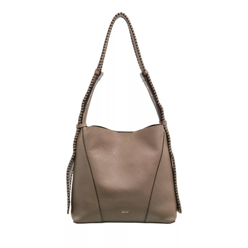 Abro Schultertasche - Umhängetasche M - Gr. unisize - in Taupe - für Damen von abro