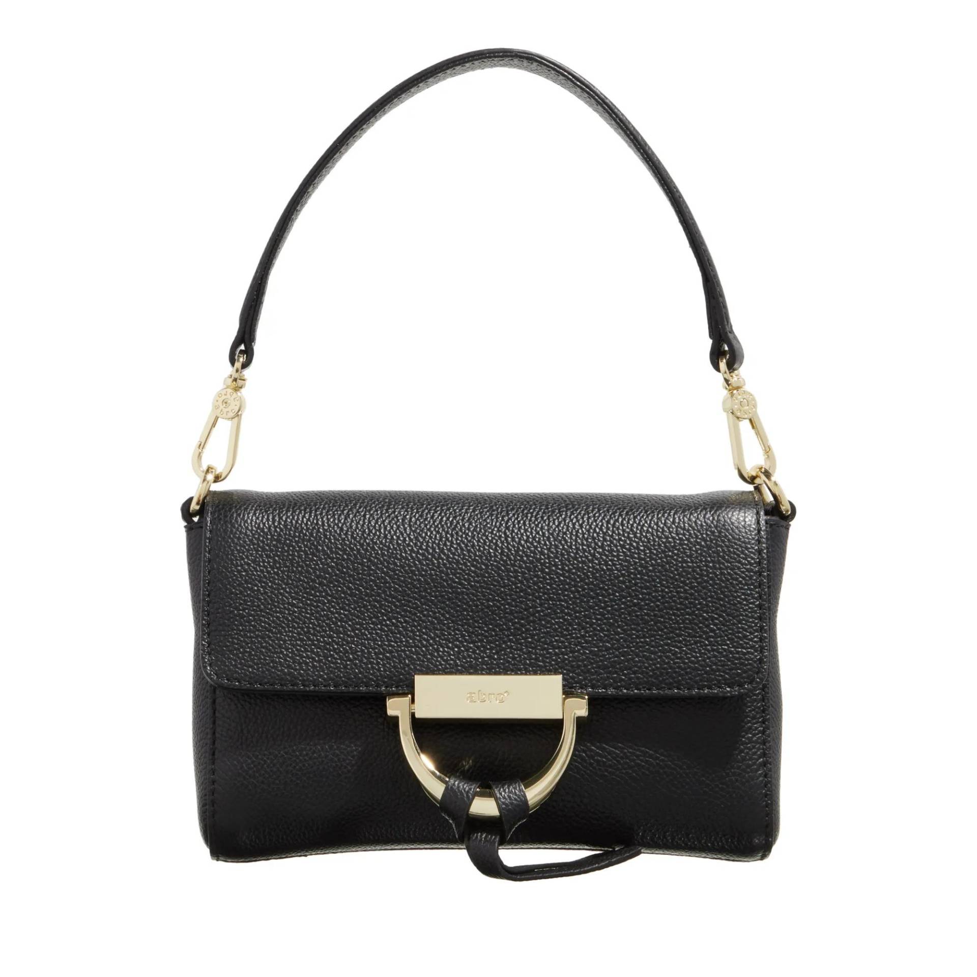 Abro Schultertasche - Umhängetasche Temi/ Black/Gold - Gr. unisize - in Schwarz - für Damen von abro