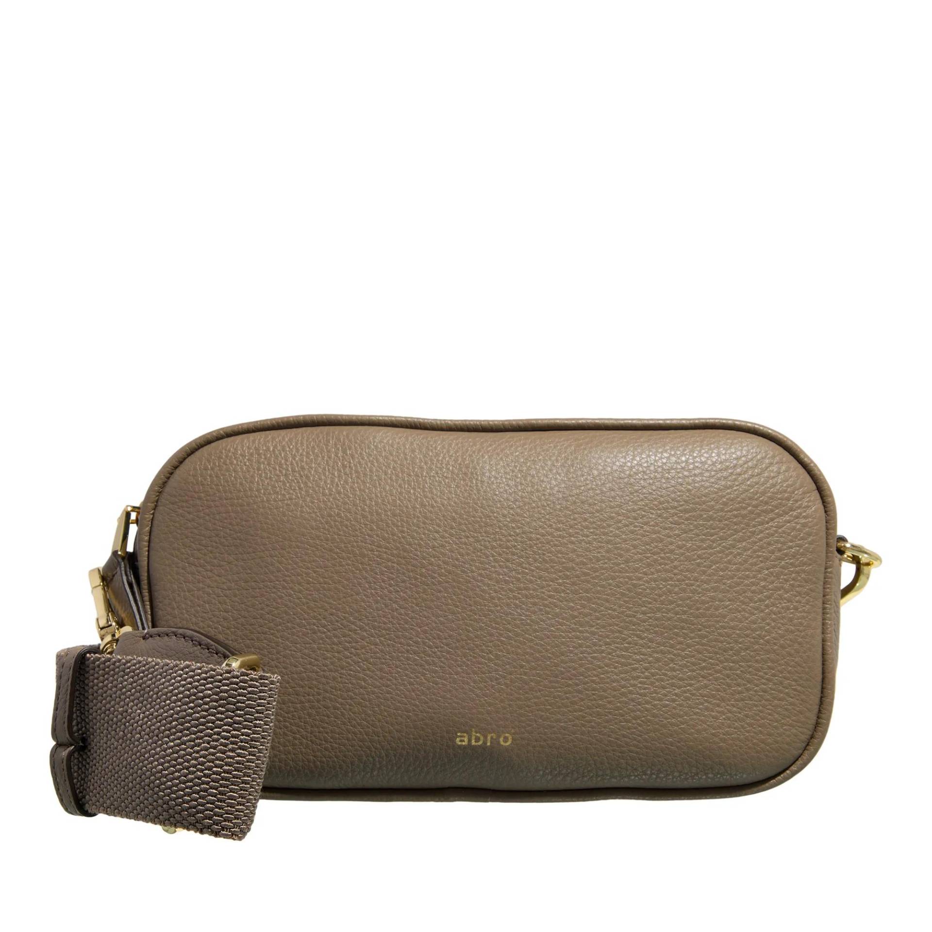 Abro Umhängetasche - Umhängetasche Tina Big/ Tope - Gr. unisize - in Taupe - für Damen von abro