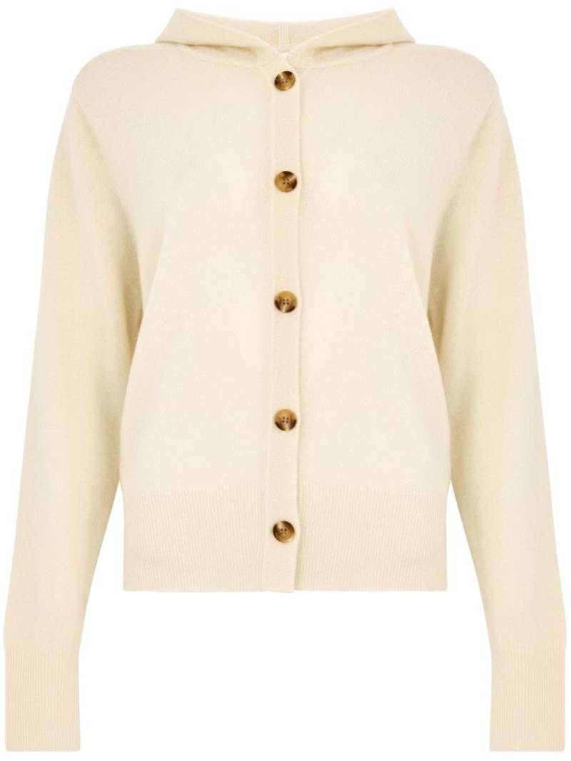 absolut cashmere hooded cashmere cardigan - Neutrals von absolut cashmere